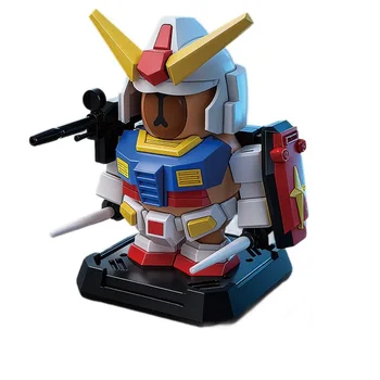 Kreatives Capybara-Roboter-Mecha-Bausatz-Modell, Spielzeug-Mecha-Rüstungsset, Dekorationen