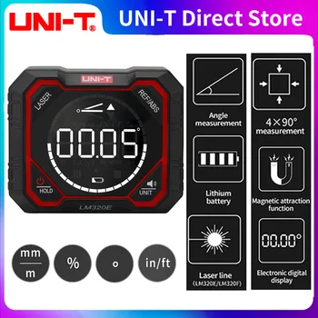 UNI-T LM320D LM320E LM320F Laser-Neigungsmesser, digitales Engelsmessgerät mit absoluter relative