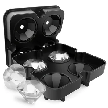 Erstellen Sie zu Hause einzigartige, diamantförmige Eiswürfel mit dieser DIY-Eiswürfelform