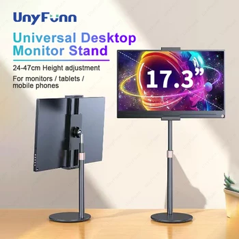Cdisplay Tragbarer Monitorständer, höhenverstellbare Desktop-Monitorhalterung für 4,7-17,3 Zoll Telefon