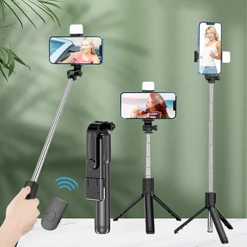 Selfie Stick Teleskop Reise Handheld Stativ Tragbare Telefon Ständer [700mm] Bluetooth Fernbedienung