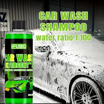 100 ml hochschäumendes Autowaschshampoo, flüssiges Tiefenreinigungswasser, Wachslack, nährender Schutz für die