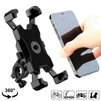Fahrrad-Handyhalter 360° ° Drehbarer universeller Fahrrad- und Motorrad-Telefonhalter für Handy-Ständer