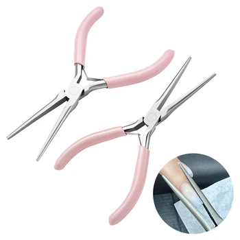 Acryl Nagel C Kurve Pincher Kneifen Werkzeug Klemme Gestaltung Pinzette Nägel Verlängerung Clips UV Gel