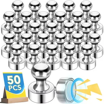 Superstarke Neodym-Magnet-Reißzwecken für Kühlschrank, Whiteboard, magnetische Reißzwecken, Sauger