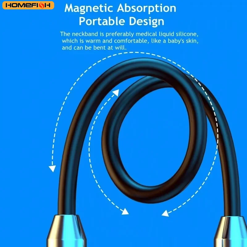 9D Bluetooth-Kopfhörer, kabellose Kopfhörer, magnetischer – Bild 5
