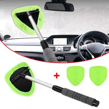 Teleskop Auto Fenster Windschutzscheibe Reinigung Pinsel Set Mikrofaser Fenster Glas Reiniger Auto Fenster