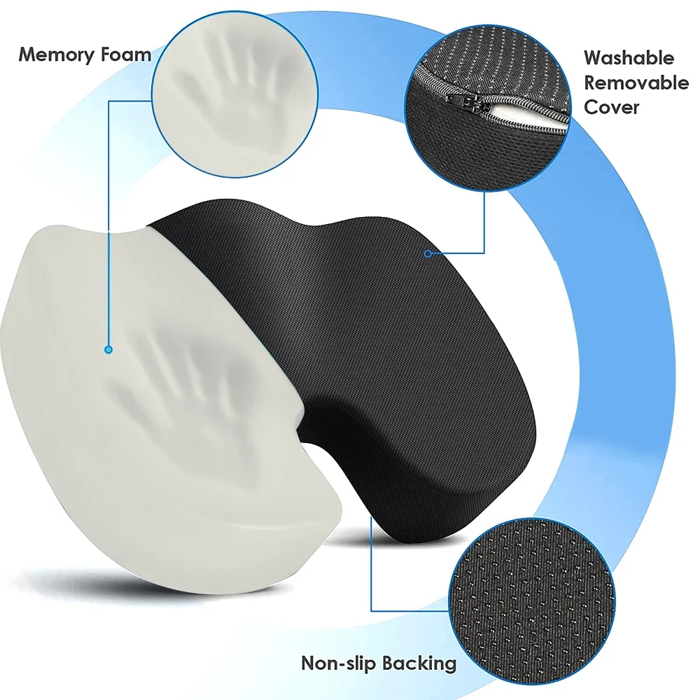 1Pcs Steißbein Sitzkissen Memory Foam U-Förmigen Kissen für – Bild 3