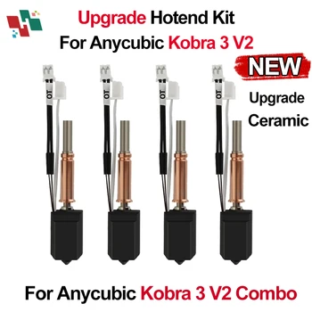 Verbessertes Hotend-Kit für Anycubic Kobra 3 V2/Kobra 3 V2 Combo, Upgrade der Keramik-Hotend-Thermistor-Düse