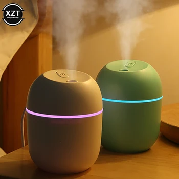 220ml USB-Luftbefeuchter, Aroma-Öl-Diffusor, Geräuschloser Luftbefeuchter mit Nachtlicht für Auto