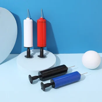 Tragbare Handluftpumpe mit Nadel für Fußball, Basketball, Volleyball und Fahrräder