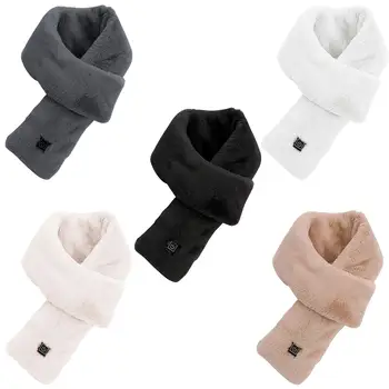Winter-Heizschal für Damen und Herren, Temperaturregulierbarer Schal mit 3 Stufen, USB-Aufladung