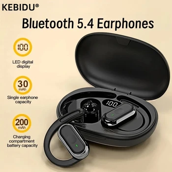 Bluetooth 5.4-Kopfhörer, IPX7, wasserdicht, 20 Stunden kabellose Kopfhörer mit ENC-Geräuschunterdrückung