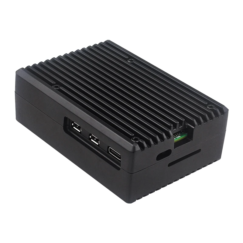 Raspberry Pi 5 Aluminiumgehäuse mit Silikon-Kühlkörper – Bild 3