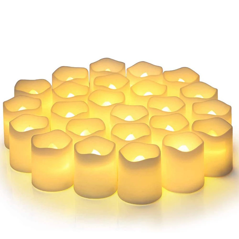 24 Teile/satz Flammenlose LED Kerze Kreative wünschen Led