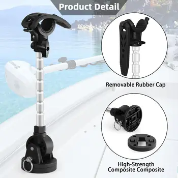 Marine-Trollingmotor-Stabilisatorhalterung, verstellbare Halterung für Minn Kota Terrova Ulterra Riptide