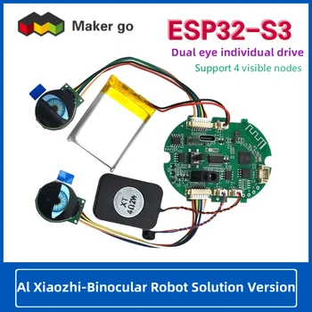 AI Xiaozhi Expression Eyes, Touch, Binocular Robot Solution Board RoPet Vollständig Open-Source KI-Roboter