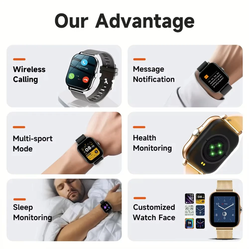 LAXASFIT 2025, neue Smartwatch für Männer und Frauen – Bild 4