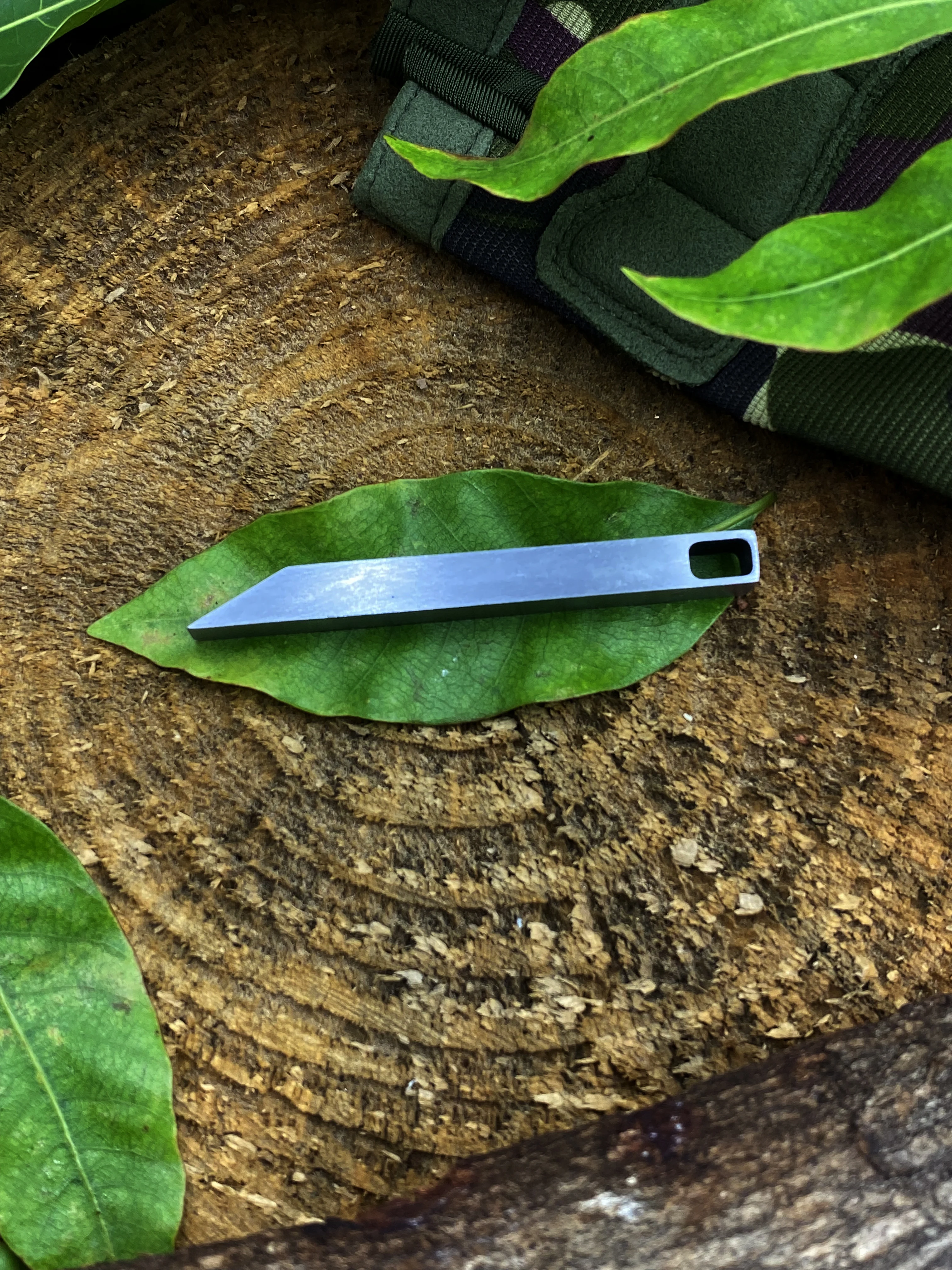 EDC Edelstahl Mini Stemmeisen Multitool Schlüsselanhänger mit – Bild 4