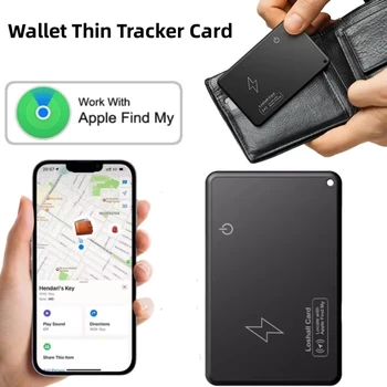Kabellose Lade verfolgung Standort Brieftasche Tracker Karte wasserdichte GPS-Locator Arbeit mit Apple finden