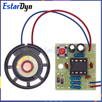 Professionelles NE555-Türklingel-DIY-Kit - zweifarbige Ding-Dong-Sound-PCB-Löto Praxis mit kompletten