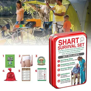 Survival-Notfall-Erste-Hilfe-Set, All-In-One-Set für Zuhause, Outdoor, Reisen, Camping, Wandern, Notfall-Set
