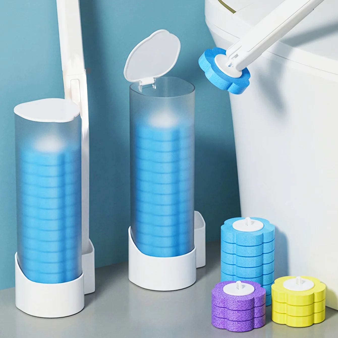 Einweg-Toilettenbürsten-Set, Keine Reinigung Erforderlich