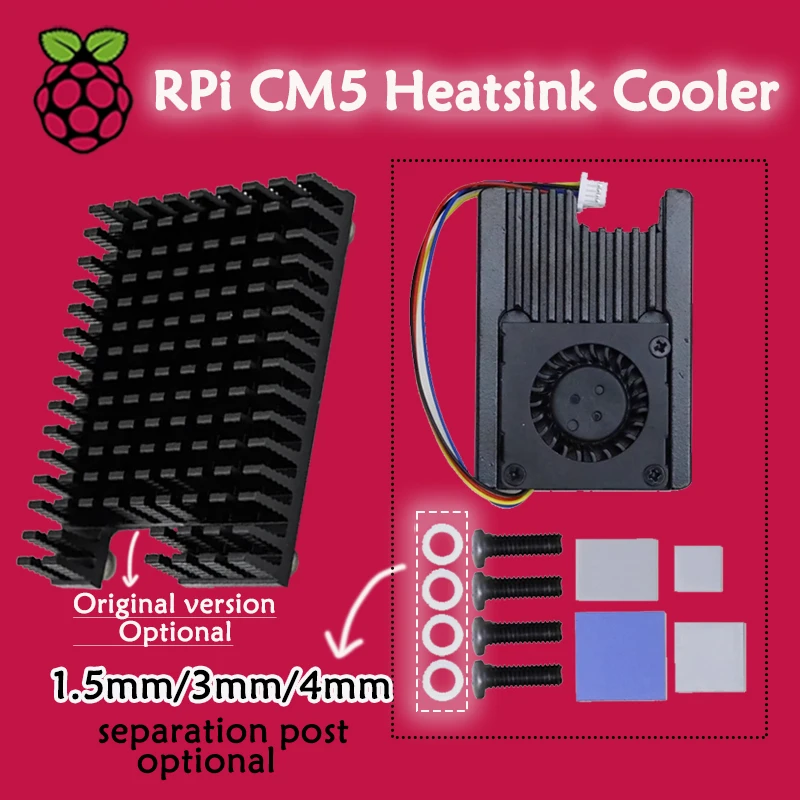 Raspberry Pi CM5 Kühlkörper Kühler Aluminium für Raspberry PI