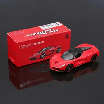 Bburago1:64 Ferrari-Serie LAFerrari Modell, kleines Sammellauto, Legierungsmodell, Spielzeug, Geschenk, Szene