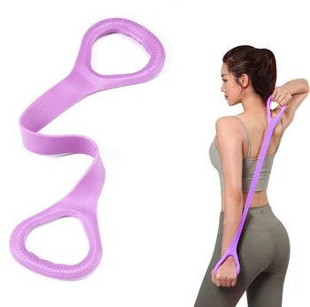 8, Fitness-Training, Widerstandsband, Arm, Rücken, Schulter, Übung, elastisches Trainingsband, Yoga