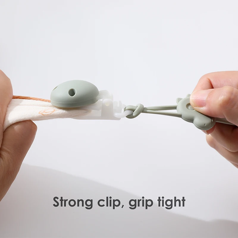 Silikon-Schnullerclips, BPA-freier, einteiliger – Bild 5