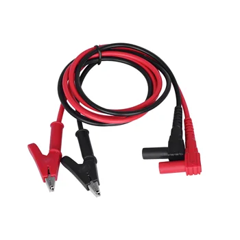 20A 90CM Krokodilklemme auf Bananenstecker Testkabel Blei Stecker Dual Probe 4mm Krokodilklemme für Multimeter