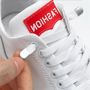 Schnürsenkel ohne Bindung, elastische Schnürsenkel, flache Schnürsenkel ohne Bänder, schnelle Schnürsenkel