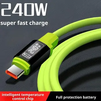 240 W Schnelllade-USB auf Typ-C, Typ-C-auf-Typ-C-Datenkabel, für Huawei Xiaomi Samsung OPPO VIVO