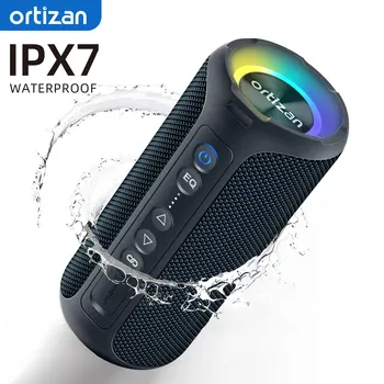 Ortizan Bluetooth-Lautsprecher, 40 W, verbesserter Bass, tragbarer kabelloser Outdoor-Lautsprecher, 30