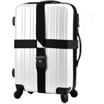 Chiffre-Schloss, Reisegürtel, Trolley, Sicherheitsgurt, Gepäck, Verpackungsbox, Kreuzgurt, Kofferverpackung