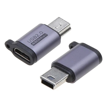 Auf Mini USB MicroUSB Adapter Micro USB auf TypeC Mini USB Konverter Anschluss Unterstützung