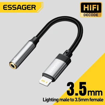 Kopfhörer-Adapter auf 3,5 mm Buchse, Lightning oder USB-C