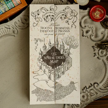 Harry Potter Karte Magic Academy Hogwarts Thema HD Vollversion Erweiterbare stereoskopische Magic Treasure