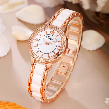 Frauen Armbanduhr Luxus Marke Uhr für Frauen Elegante Armband Wasserdicht Mode Quarz Damen Uhren Reloj Para
