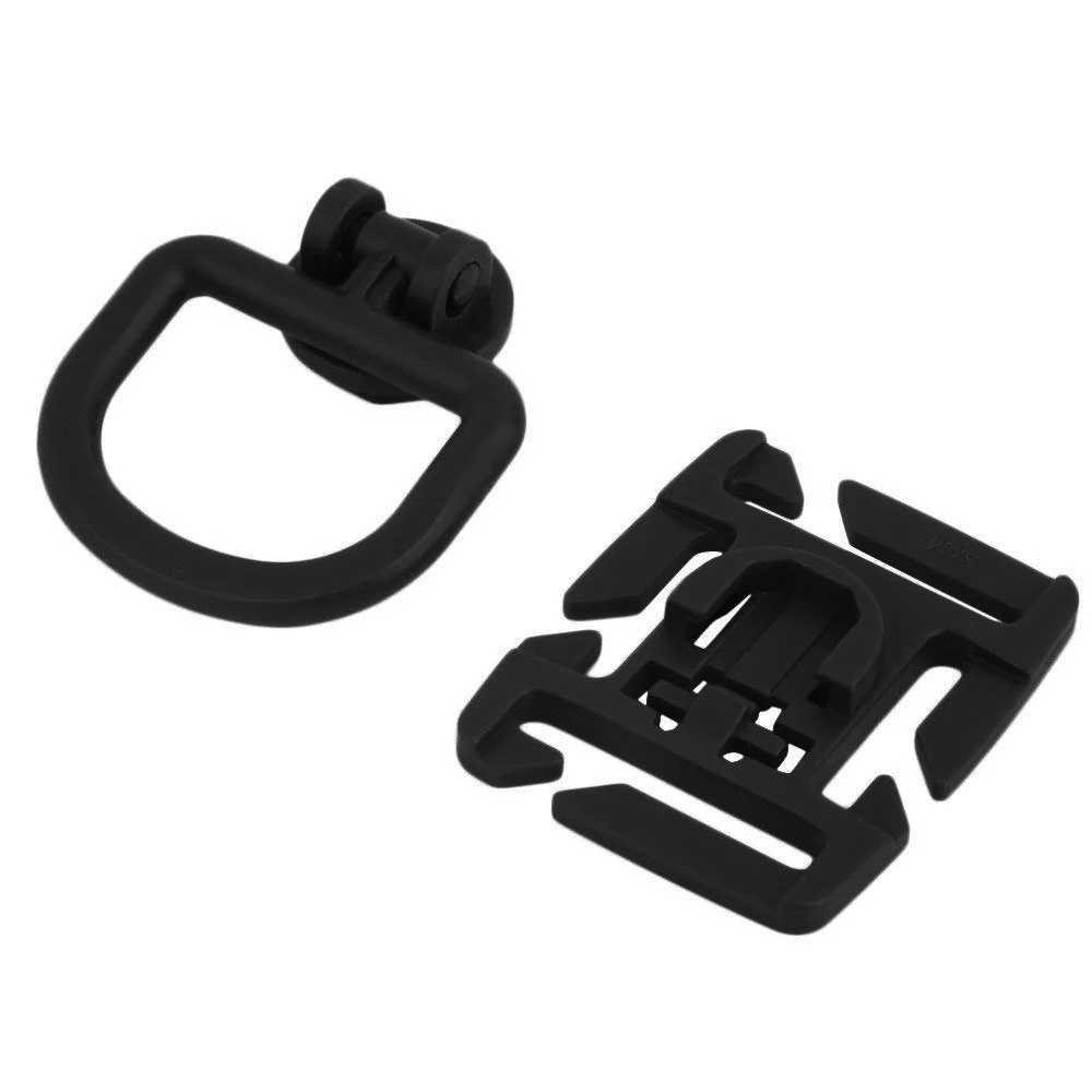 4 Stück 360 Rotation D-Ring Clips Taktische Tasche Zubehör – Bild 5