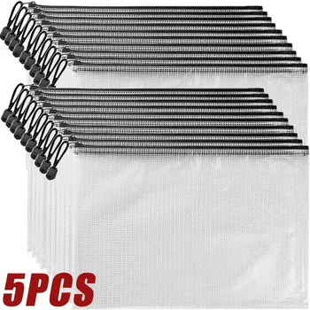 Schreibwaren Lagerung Tasche Ordner Datei Mesh Mäppchen A3 A4 A5 A6 Dokument Tasche Zip Datei ordner Schule