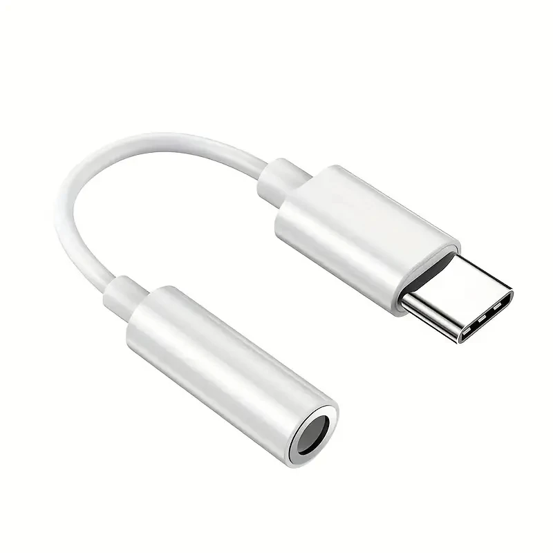 Typ C auf 3,5 mm Aux-Adapter 3 5-Klinken-Audiokabel für