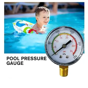 Unten Montierter Pool-Sandfilter Druckmesser 0-35 PSI Präzise Anzeige für Pool- und Spa-Wassersysteme