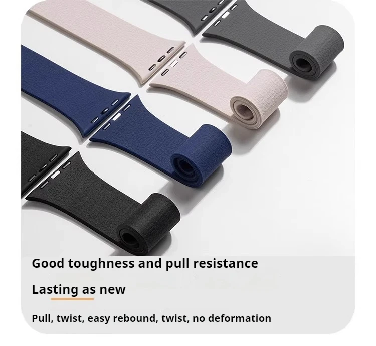 Magnetisches Silikonarmband für Apple Watch, 40 bis 49 mm – Bild 4