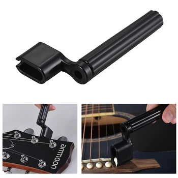 Kunststoff Akustische Elektrische Gitarre Bass String Peg Winder Brücke Pin Puller Gitarre Reparatur Wartung