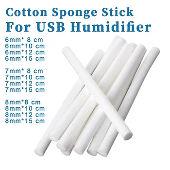 6/7 mm/8 mm Luftbefeuchter Filter Wattestäbchen Kern USB Luft Ultraschall Luftbefeuchter Aroma (10 Stück)