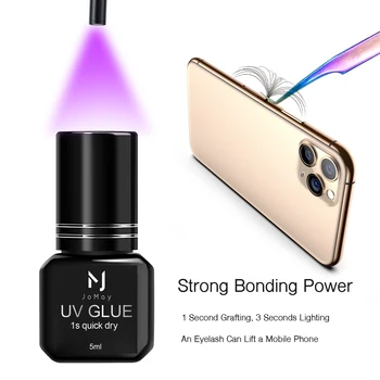 UV-Wimpernkleber, Make-up-Werkzeuge, wasserdicht, schnell trocknend, in einer Sekunde, Zubehör