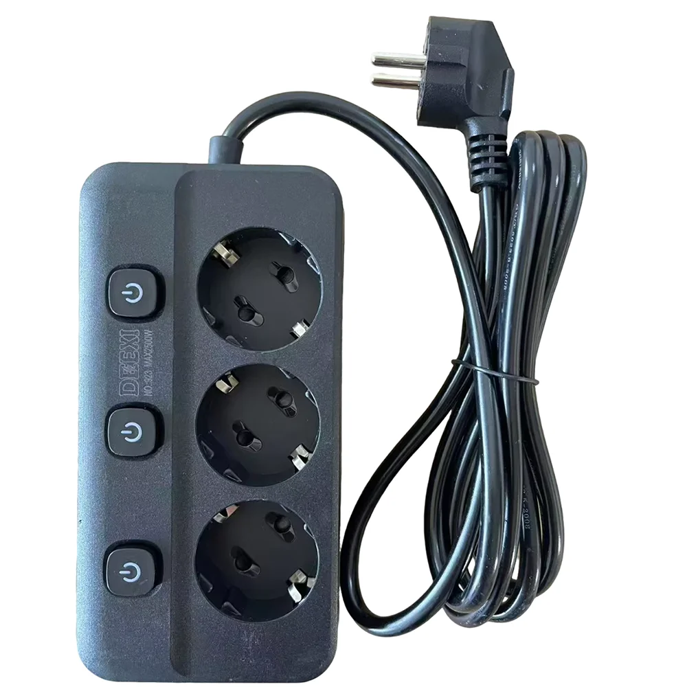 Steckdosenleiste EU-Stecker AC-Steckdosen Mehrfachsteckdose – Bild 6