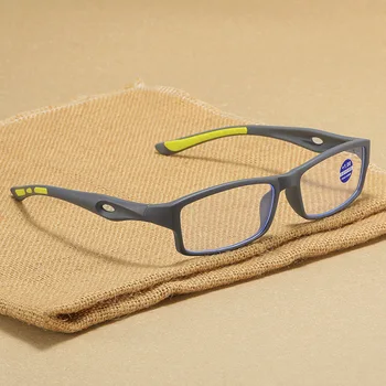 Mode Lesebrille Mann Sport Rutschfeste Anti Blaues Licht Frauen Stil High Definition Computer Brillen + 1,0